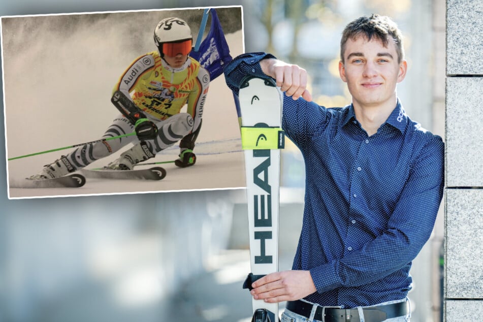 Jarne (16) ist die große Ski-Hoffnung im Erzgebirge