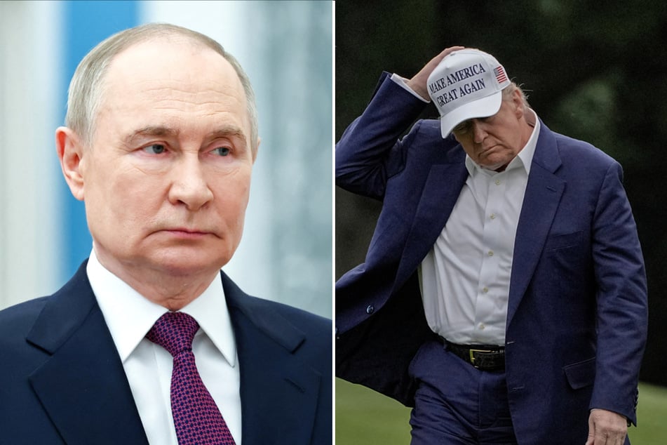 Russian President Vladimir Putin "has gone absolutely CRAZY," US President Donald Trump posted, as he threatened Russia with "downfall" if he continues the invasion of Ukraine.