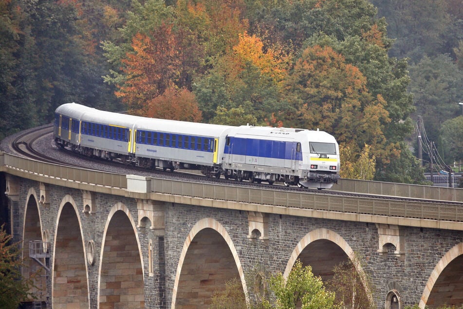 Im Regionalexpress von Chemnitz nach Leipzig zog sich ein Mann (26) seine Hose aus. (Archivfoto)