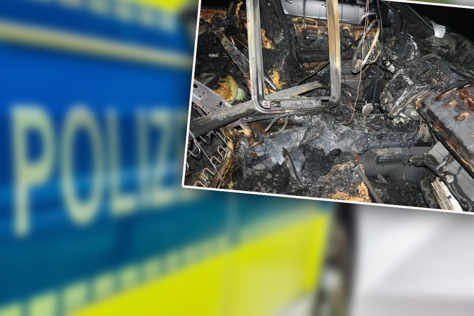 Nissan völlig vernichtet: Polizei glaubt, dass Feuerteufel dahintersteckt
