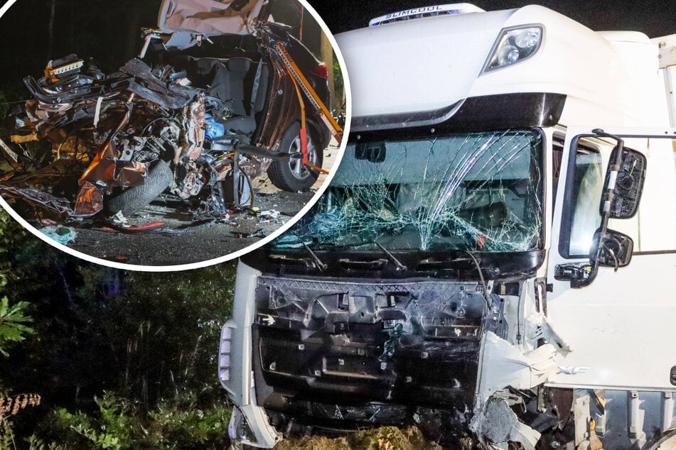 Tödlicher Unfall auf B97: 77-Jähriger stirbt nach Frontalcrash mit Lkw