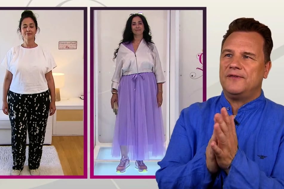 Guido zeigt sich beeindruckt von Vickys neuem Look.
