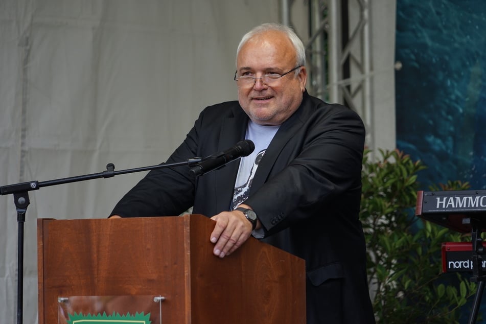Zoodirektor Prof. Jörg Junhold begrüßte seine Gäste.