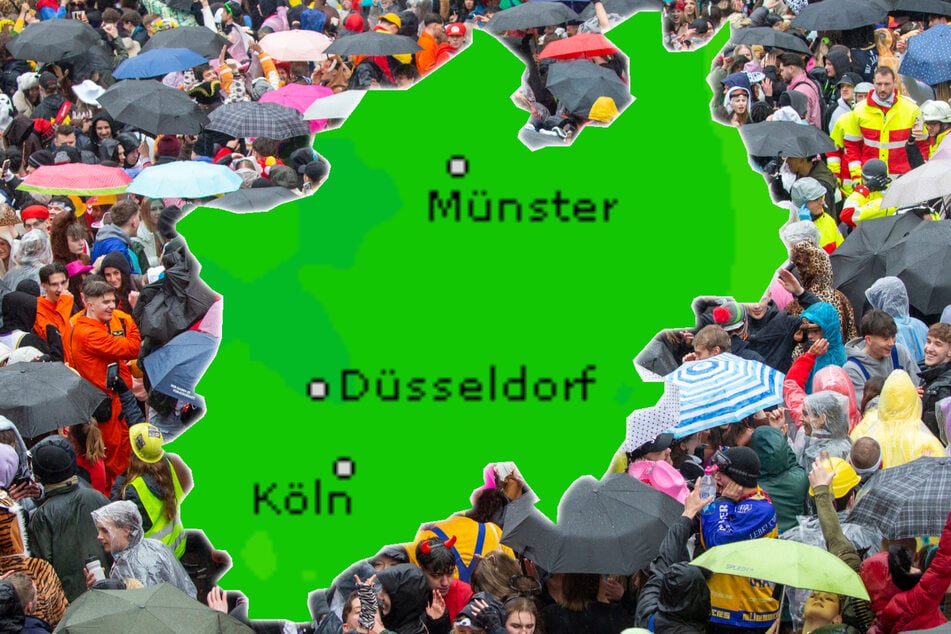 Schon der Auftakt zum Straßenkarneval an Weiberfastnacht war überwiegend regnerisch.