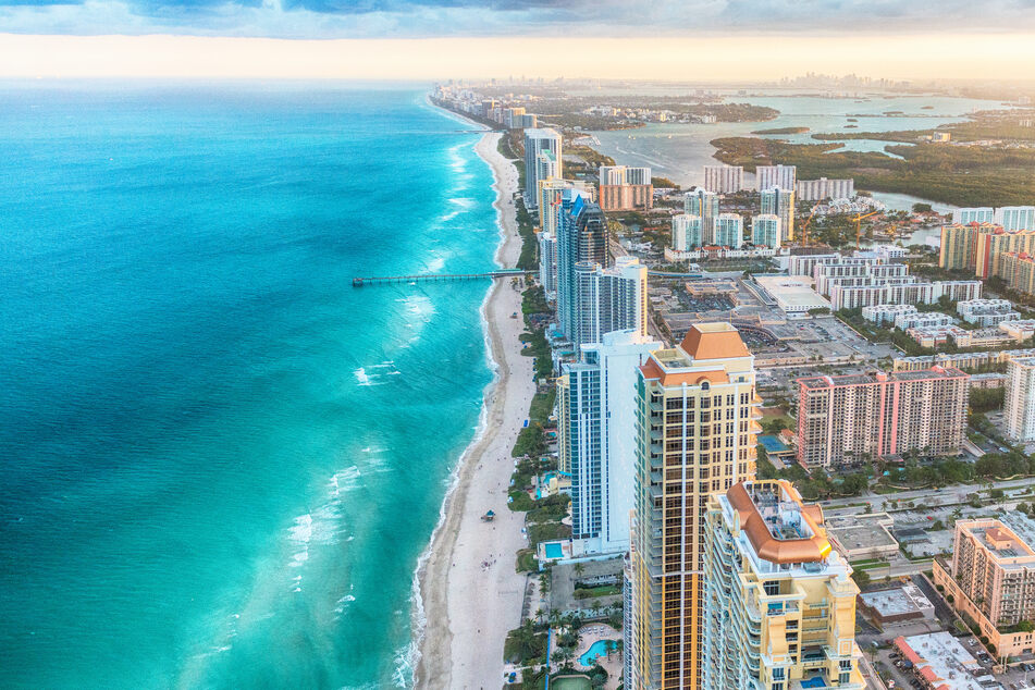 The beachfront property has room to construct a 15,000-square-foot house (stock image).