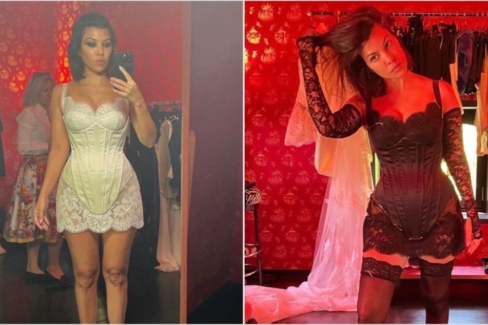 Kourtney Kardashian dropped rare, NSFW snaps of her stunning wedding outfits!