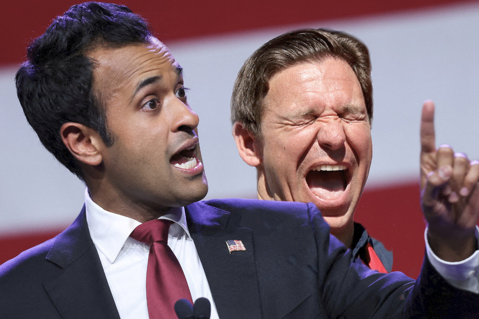 Vivek Ramaswamy's campaign took a shot at Florida Governor Ron DeSantis, his rival in the Republican Party presidential primary.