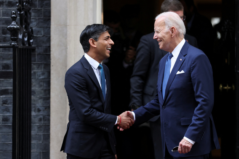 Biden also held a meeting with UK Prime Minister Rishi Sunak, ahead of a NATO leaders' summit in Vilnius, Lithuania.