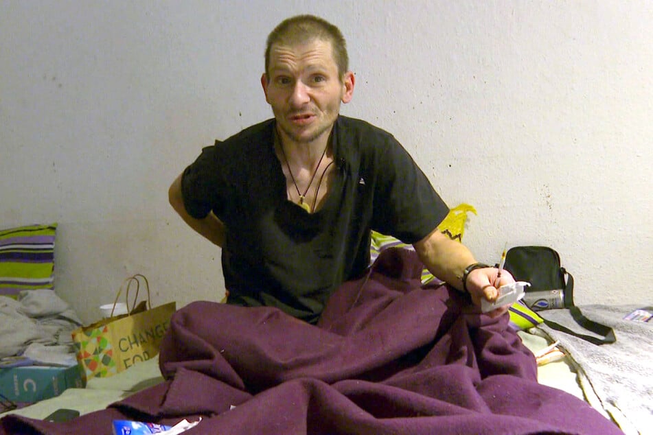 Auf diesem Bild sieht André (41) schon sehr abgemagert aus. Kein Vergleich zu den Bildern aus dem Krankenhaus.