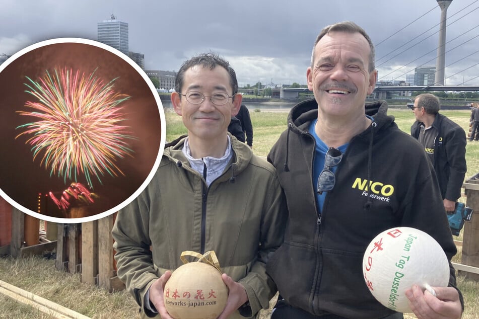 Japantag in Düsseldorf endet mit farbenfrohen Bildern: Feuerwerk macht den Abschluss
