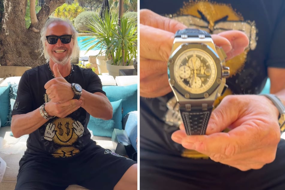 15 Jahre nach dem Diebstahl: Der Multimillionär und seine Audemars-Piguet-Uhr sind wieder vereint.
