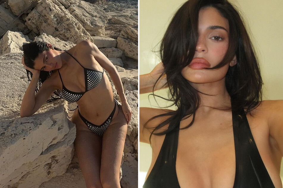 Kylie Jenner shuts down pregnancy chatter with bikini snaps: "Back in paradise"