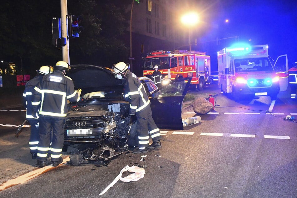 Der Autofahrer hatte anscheinend gesundheitliche Probleme.