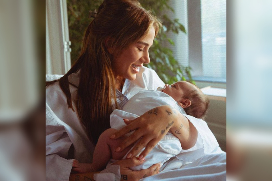 Rapperin Loredana (25) mit Baby auf dem Arm. Ist es wirklich ihres?