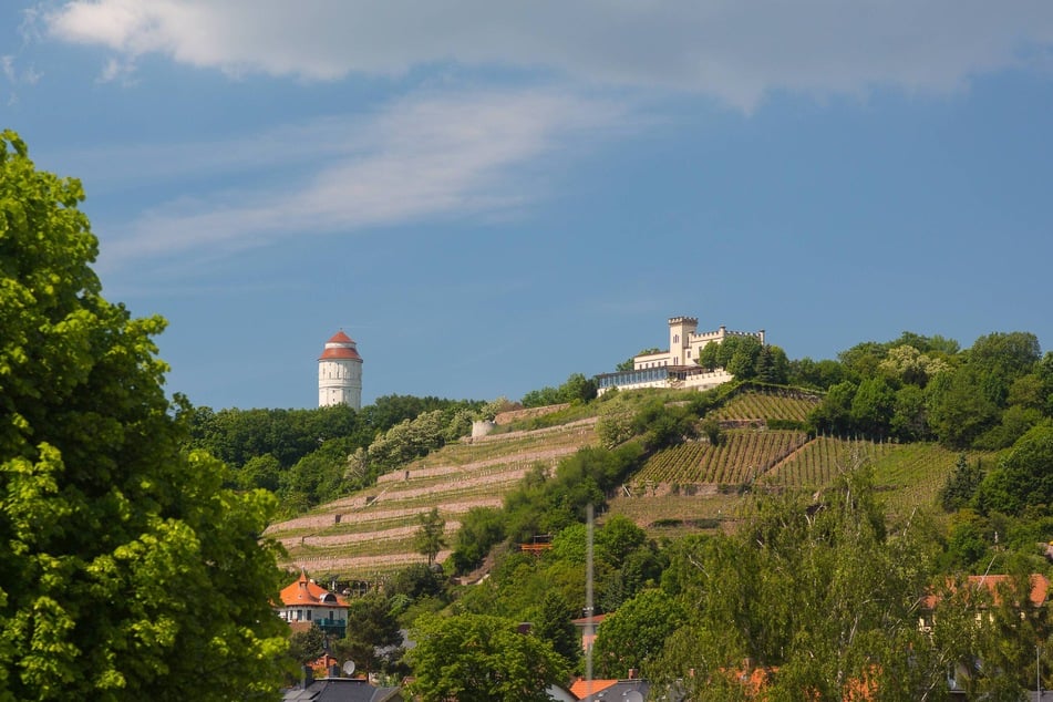 Die Friedensburg in Radebeul ich nicht mehr öffentlich zugänglich.