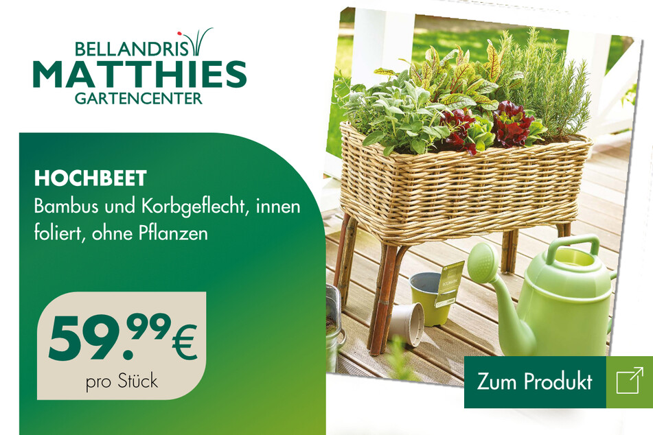 Hochbeet für 59,99 Euro