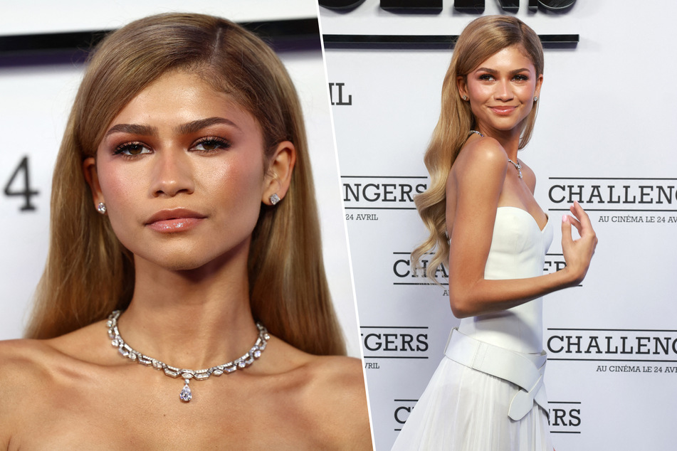 Zendaya wore custom Louis Vuitton and Bulgari jewelry for her latest red carpet appearance promoting her new movie, Challengers.