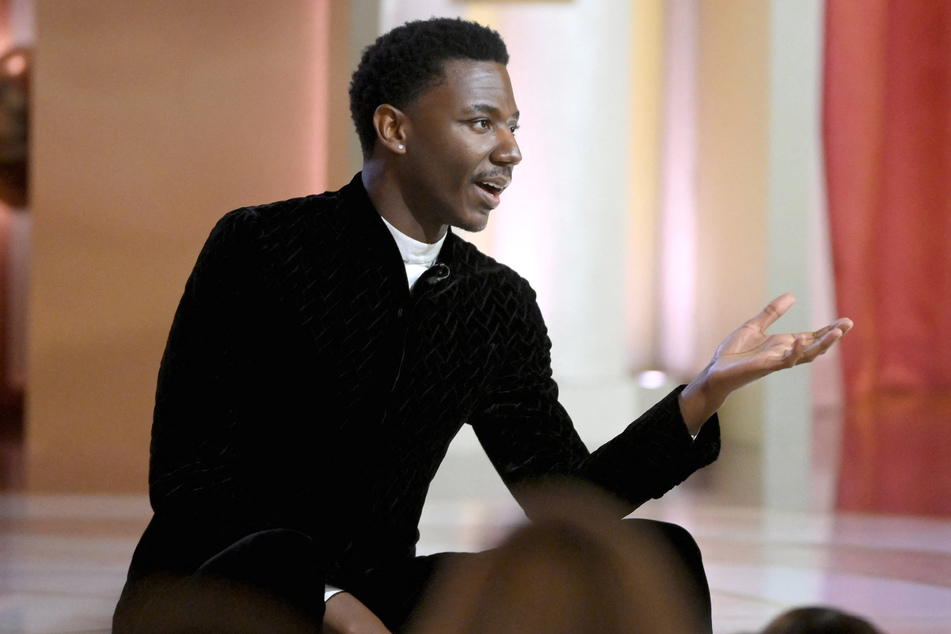 Jerrod Carmichael hosts the 80th Annual Golden Globe Awards show at the Beverly Hilton in Beverly Hills, California.