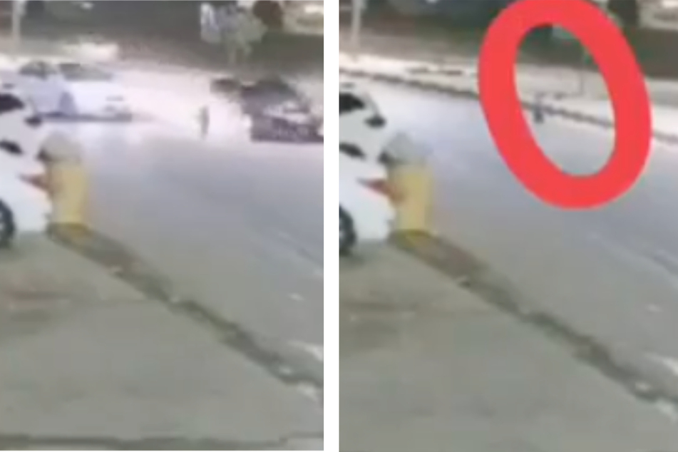 Kind rennt auf belebte Straße, dann riskiert ein Autofahrer Kopf und Kragen