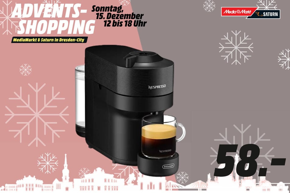 DeLonghi-Kapselmaschine für 58 Euro.