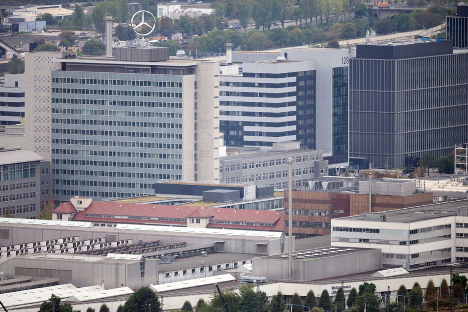 Das Mercedes-Werk Untertürkheim.
