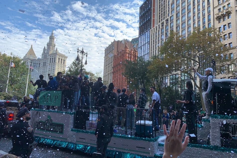 The New York Liberty took home their first WNBA title earlier this month.