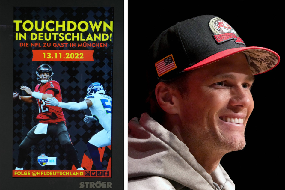 Tom Brady lands in Germany ahead of NFL game and gets a fun 'fit gift