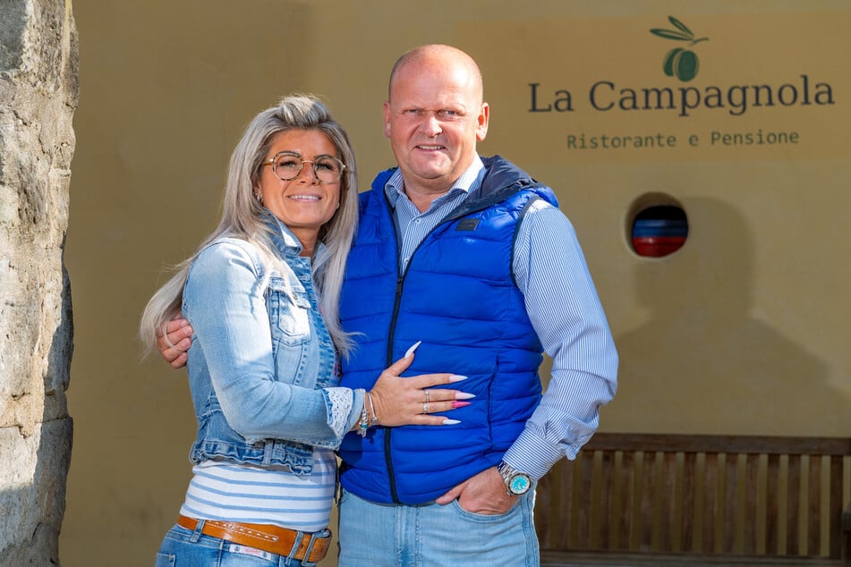 Carsten Rühle (55) und seine Frau Carolin (43) freuen sich auf ihre ersten Gäste im "La Campagnola".