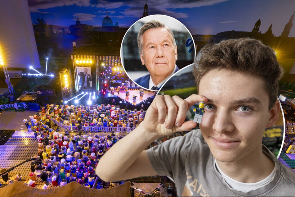 Dresden: Aus 50.000 LEGO-Steinen: Schüler baut die "Kaisermania" nach