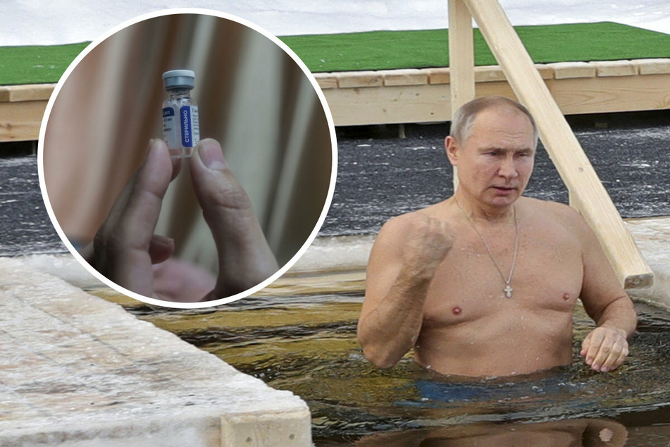Sonst posiert er gern halbnackt: Ausgerechnet bei seiner Impfung hat sich Putin nicht filmen lassen!