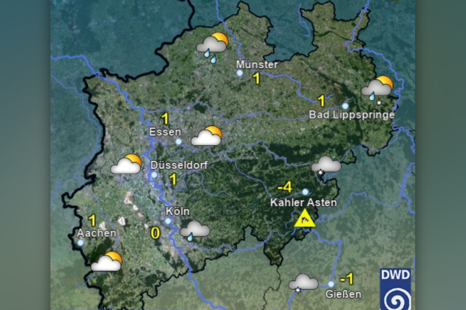 Am Mittwochmorgen soll es in NRW Temperaturen um die 0-Grad-Marke geben.
