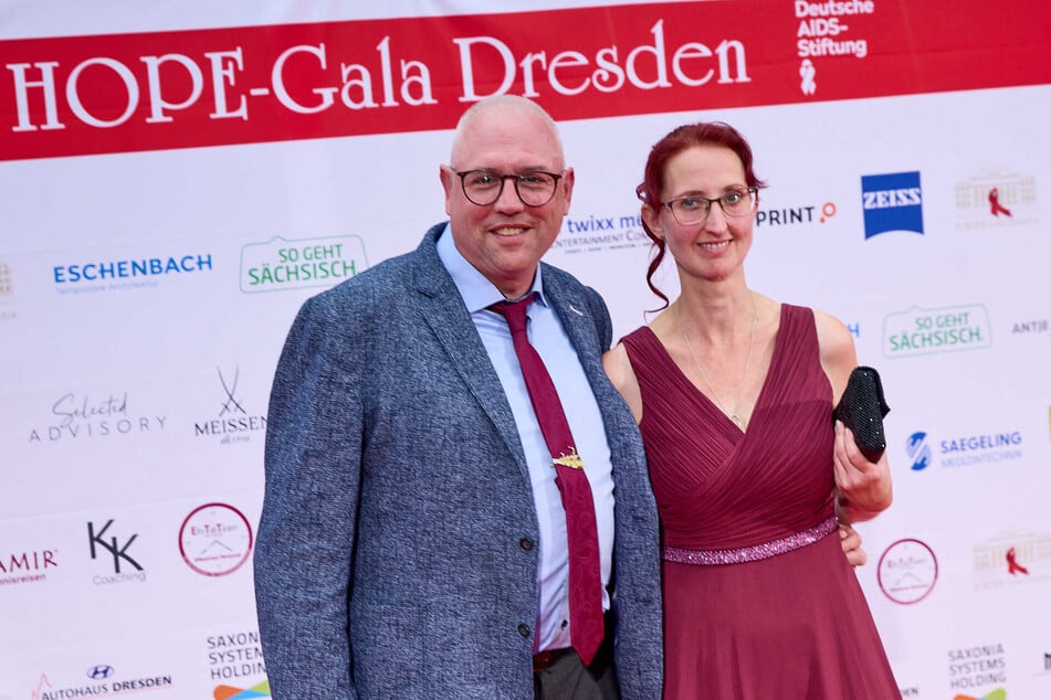 Gemeinsam mit seiner Frau besuchte Maik Zeuge im September die HOPE-Gala.