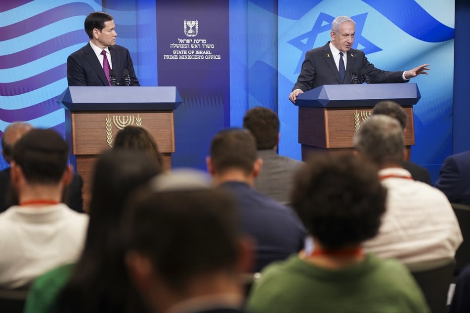 Der israelische Ministerpräsident Benjamin Netanjahu (r., 75) und US-Außenminister Marco Rubio (54).