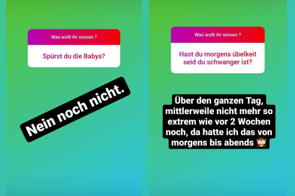 Sarafina Wollny (25) beantwortete ihren Instagram-Fans in einer Fragerunde alles, was sie rund um ihre Schwangerschaft wissen wollten.