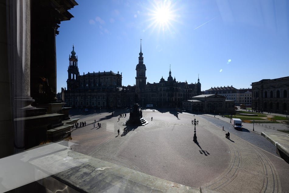 Die Sonne scheint in Sachsen.