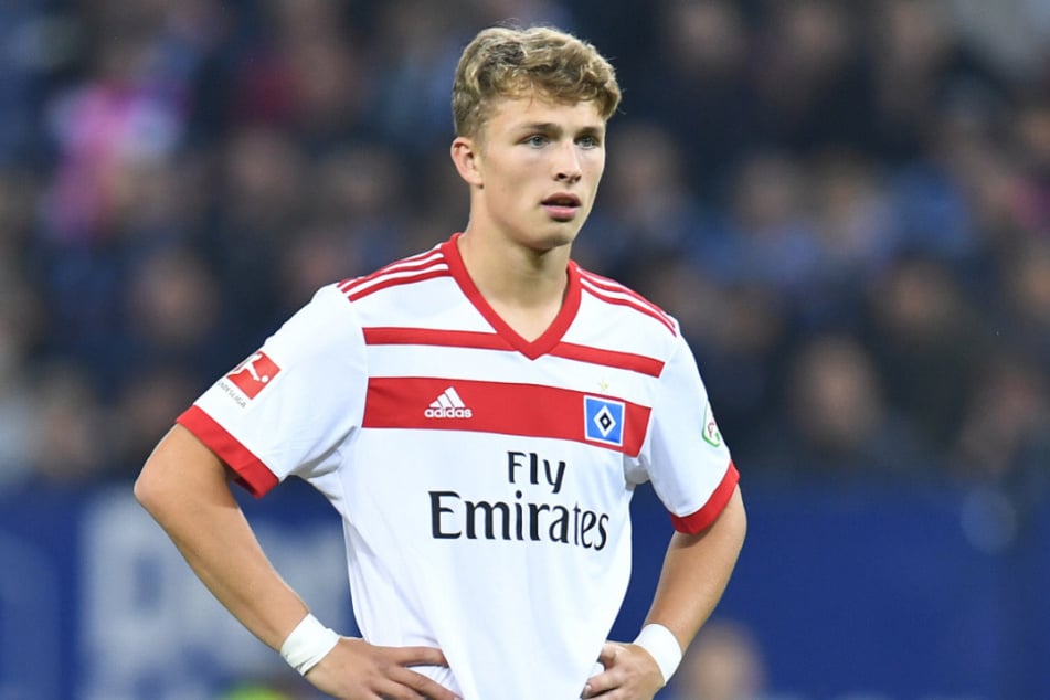 Jann-Fiete Arp (heute 25) bei seinem HSV-Bundesliga-Debüt am 30. September 2017 im Nordderby gegen Werder Bremen. (Archivfoto)