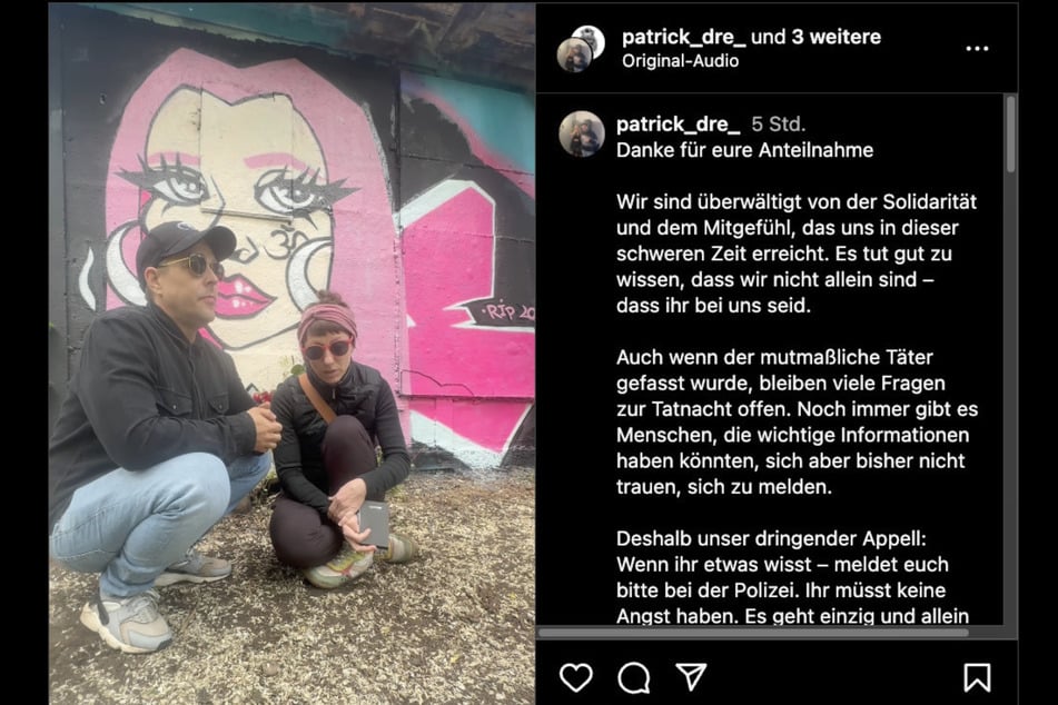 Mit diesem Instagram-Post wandten sich die Eltern der getöteten Emma gestern an potenzielle Zeugen und appellierten, ihr Wissen preiszugeben.