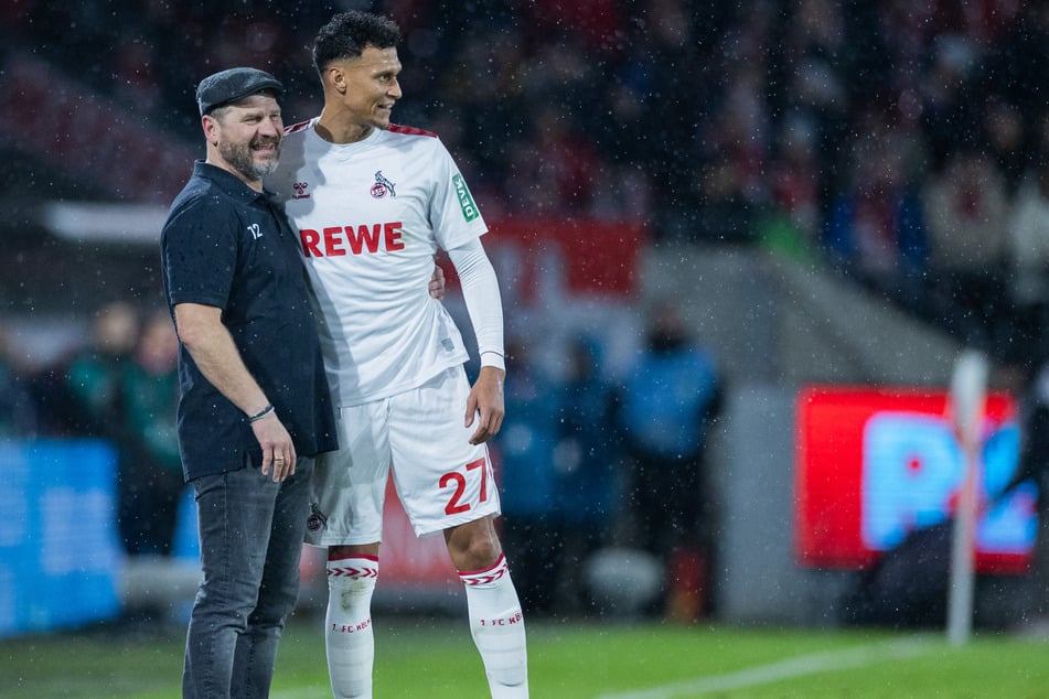 Steffen Baumgart (53, l.) und Davie Selke sind ein perfektes Match.