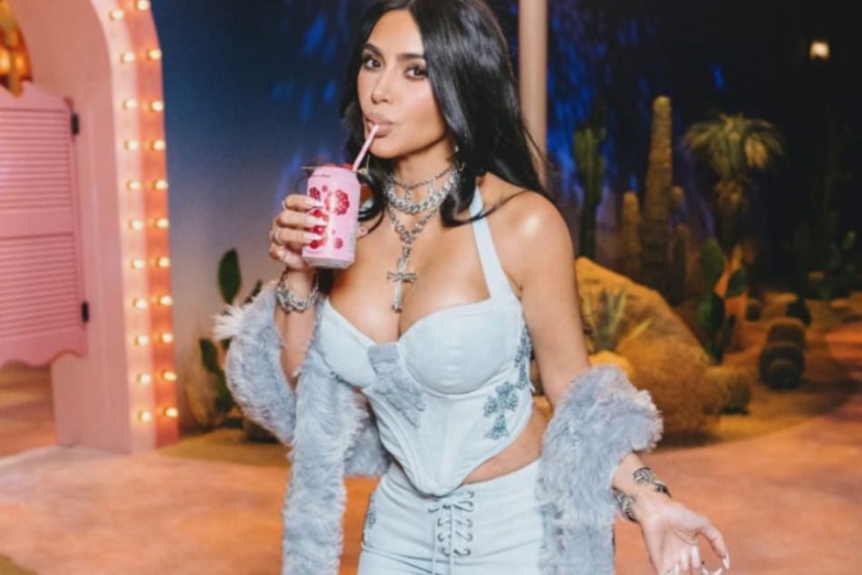 Kim Kardashian apparently had too much fun at Khloé's wild 40th birthday bash.