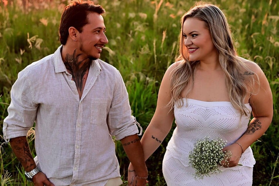 Seit kurzem glücklich verheiratet: Daniela und Apollo.