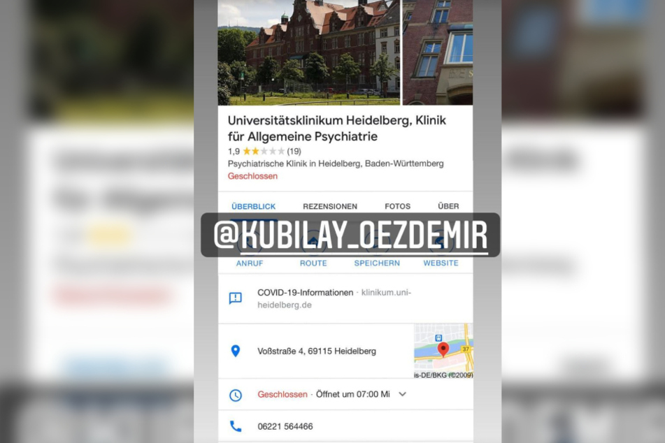 Georgina verlinkte ihren Ex auf einer Psychiatrie-Seite.