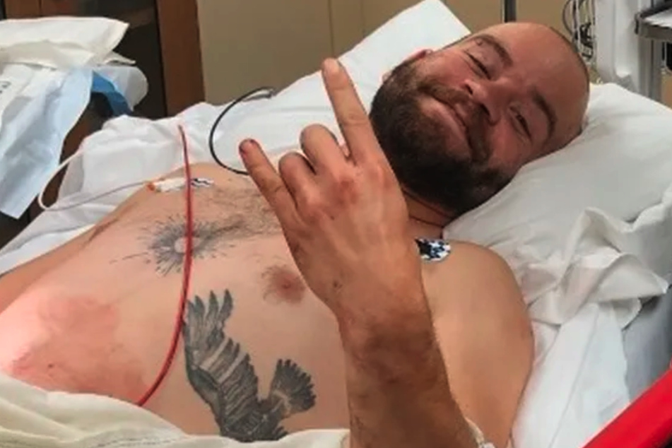 Halen Carbajal musste nach einer Bison-Attacke mit schweren Verletzungen ins Krankenhaus.