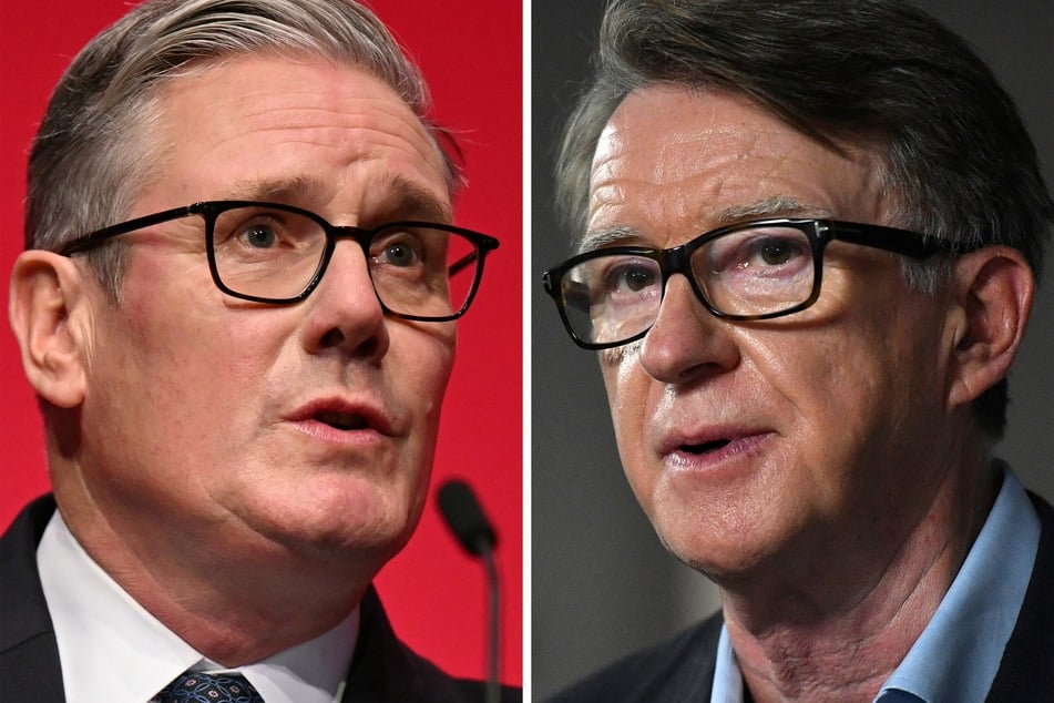 Britain's Prime Minister Keir Starmer (l.) appointed Peter Mandelson ambassador to the US in December 2024.