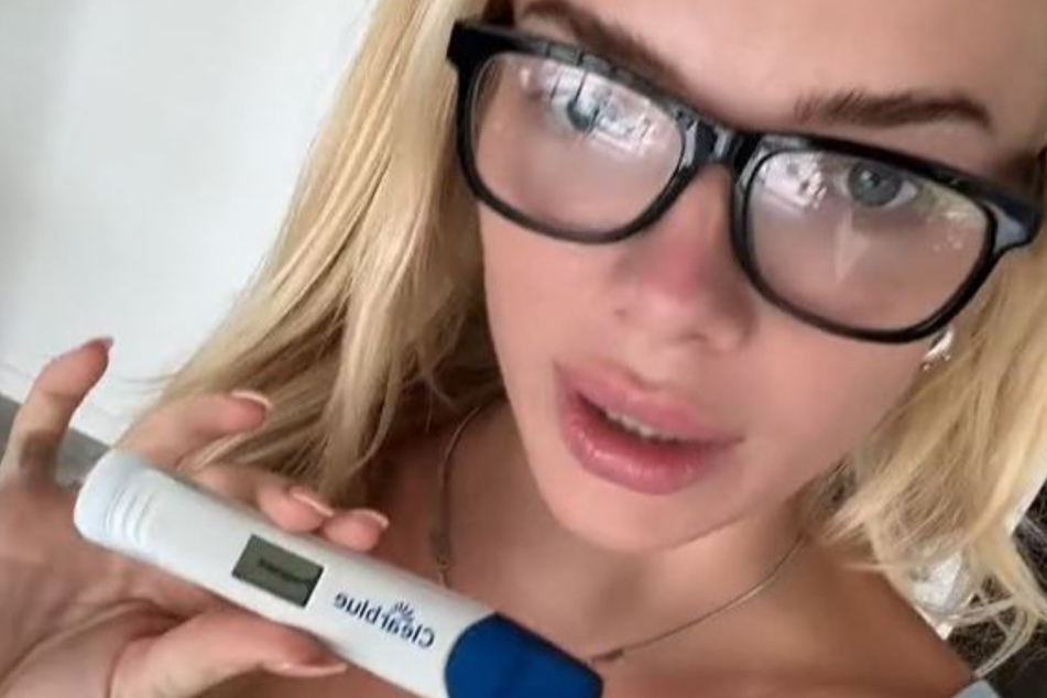 Klare Sache: Erotik-Model Tasha Paige ist schwanger.