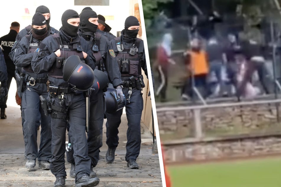 Große Polizei-Razzia gegen Auer Chaoten