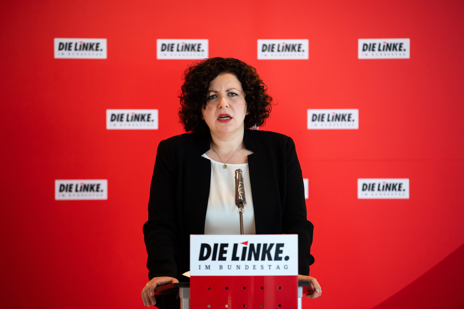 Amira Mohamed Ali, Vorsitzende der Bundestagsfraktion der Partei Die Linke.