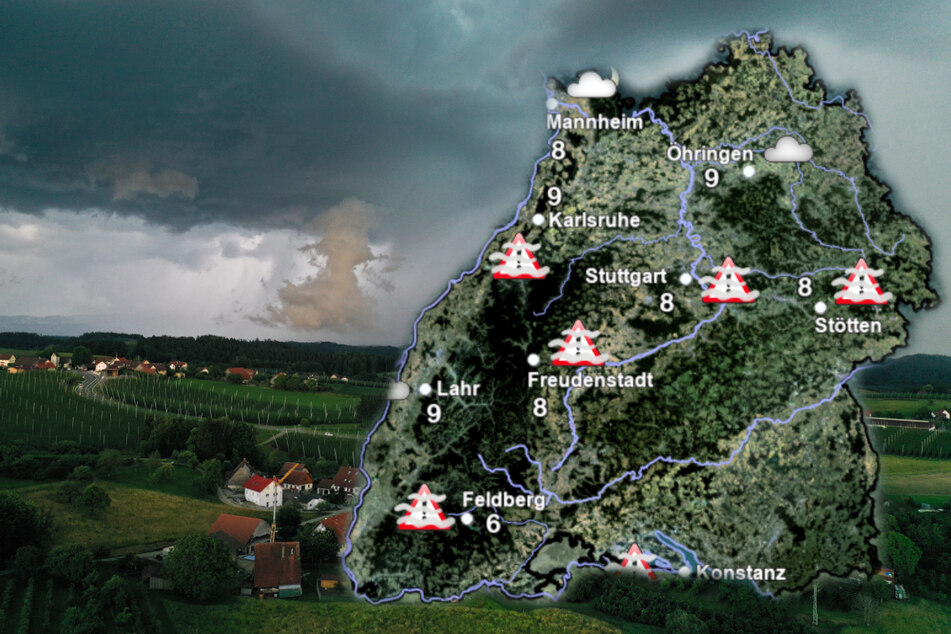 Es wird wechselhaft im Südwesten. (Bildmontage)