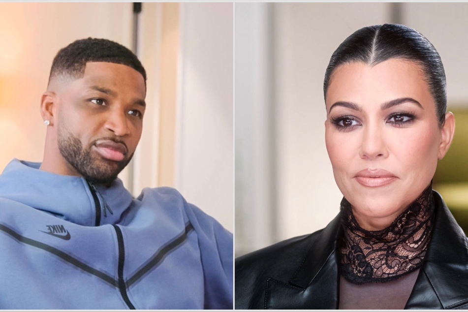 Kourtney Kardashian isn't done letting Tristan Thompson (l) know how she feels about him cheating on Khloé Kardashian.