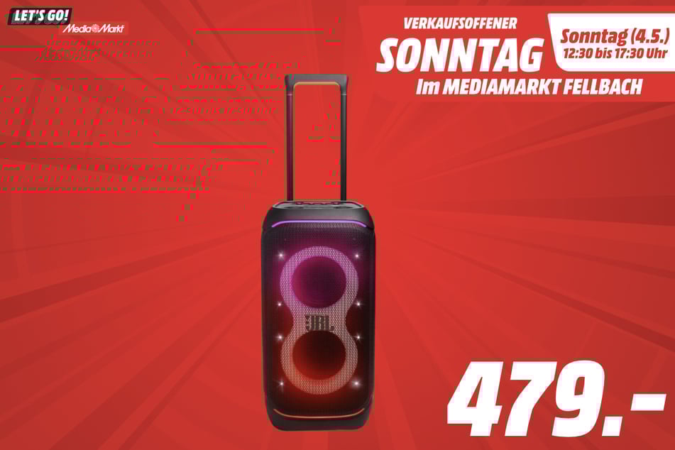 JBL-Partylautsprecher für 479 Euro.