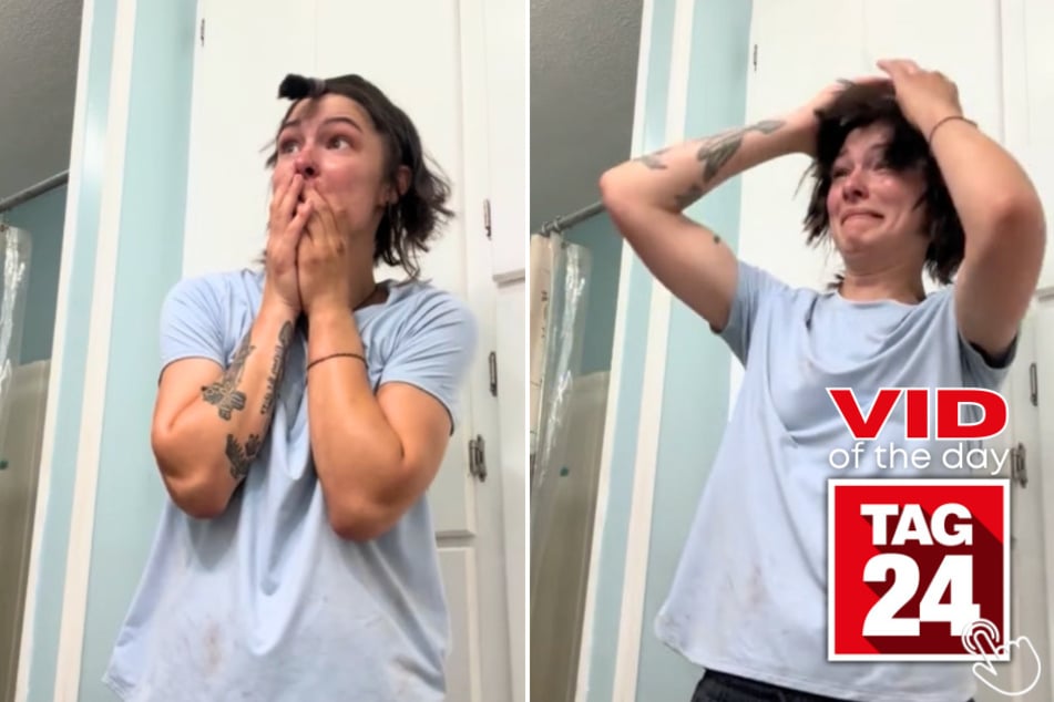 Today's Viral Video of the Day features a girl who's sister made a horrible mistake while cutting her hair!